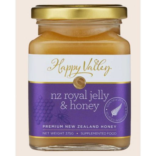 NZ Royal Jelly & Honey - Happy Valley - 375g
