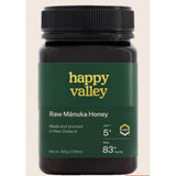 New Zealand Active/UMF 5+ Manuka Honey - Happy Valley - 500g