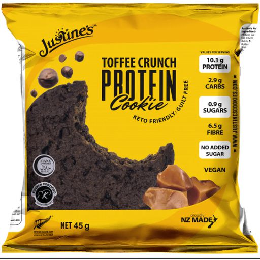 Toffee Crunch Cookie - Justine's - 45g