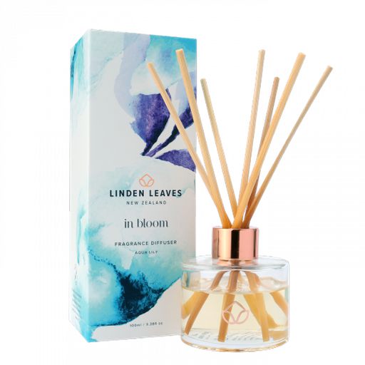 Fragrance Diffuser - Aqua Lily - Linden Leaves - 100ml