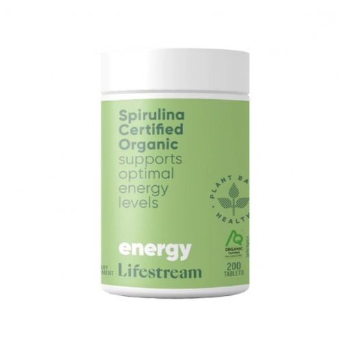 Spirulina Certified Organic - Lifestream - 200tabs