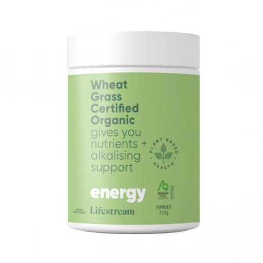 Wheat Grass Certified Organic Powder - Lifestream - 250g