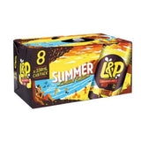 L&P Soft Drink - Lemon and Paeroa - 8 x 330ml Cans