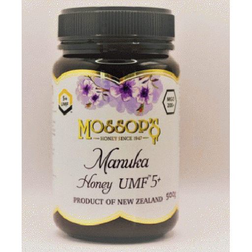 UMF 5+ Manuka Honey - Mossop's - 500g MGO 200+