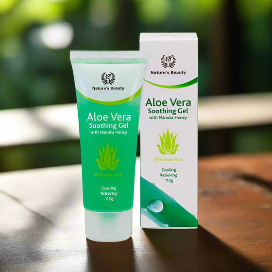 Aloe Vera Soothing Gel With Manuka Honey - Nature's Beauty - 110g