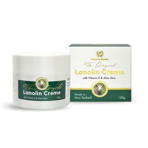 Lanolin Moisturising Cream With Vitamin E & Aloe Vera - Nature's Beauty - 100g
