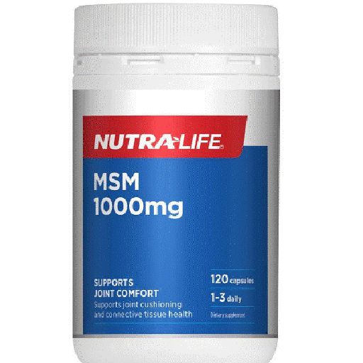 MSM 1000mg - Nutra Life - 120caps