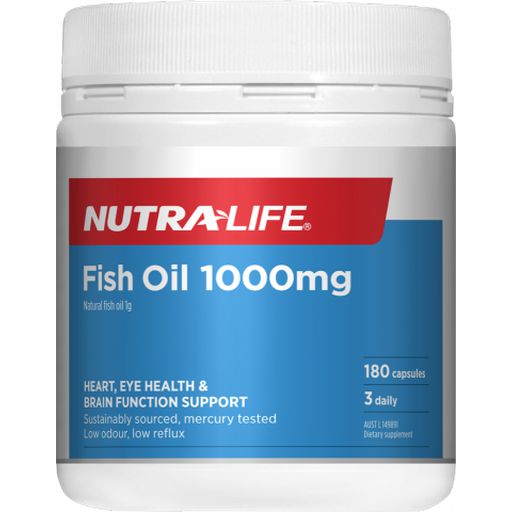 Fish Oil 1000mg - Nutra Life - 180caps