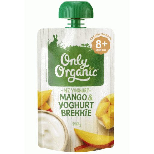 Mango & Yoghurt Baby Brekkie 8+ Months - Only Organic - 120g