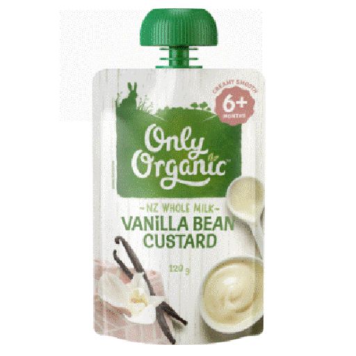 Vanilla Bean Custard Baby 6+ Months - Only Organic - 120g