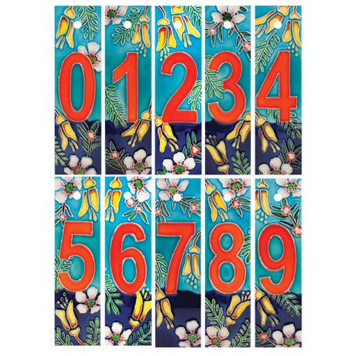 Ceramic Number Tiles - Parrs