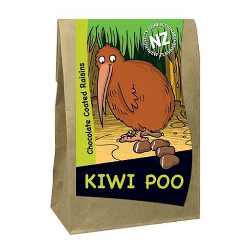 Kiwi Poo Chocolate Coated Raisins - Parrs - 110g