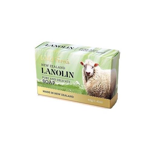 Lanolin Soap - Wild Ferns - 40g