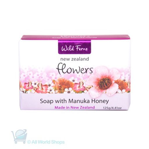 Flowers Soap With Manuka Honey - Wild Ferns - 125g