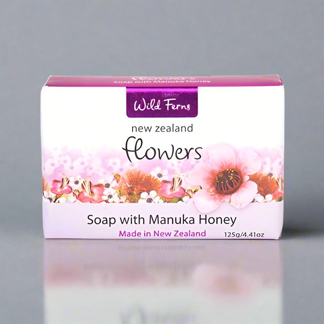 Flowers Soap With Manuka Honey - Wild Ferns - 125g