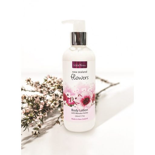 Flowers Body Lotion With Manuka Honey - Wild Ferns - 230ml