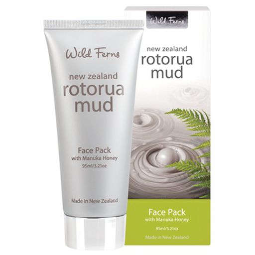Rotorua Mud Face Pack With Manuka Honey - Wild Ferns - 95ml