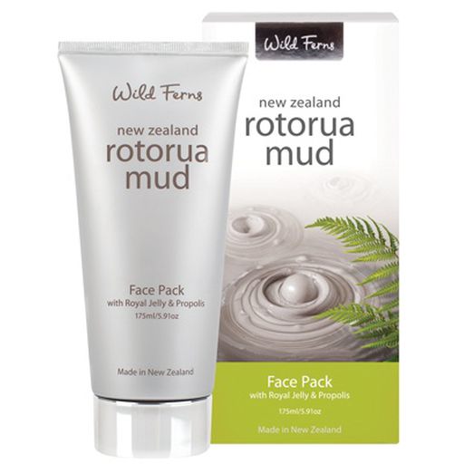 Rotorua Mud Face Pack With Royal Jelly & Propolis - Wild Ferns - 175ml