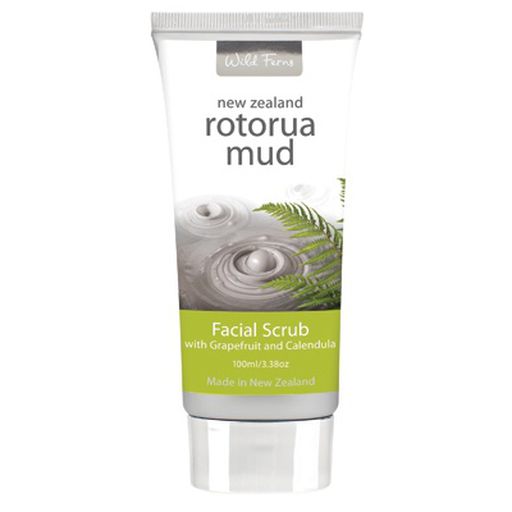 Rotorua Mud Face Scrub With Grapefruit & Calendula - Wild Ferns - 100ml