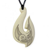 Fish Hook Bone Pendant - NZ Dimensionz