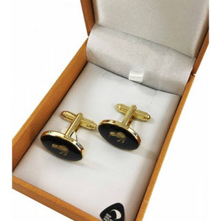 Oval Kiwi Cufflinks - Paua Mania - NZ Dimensionz