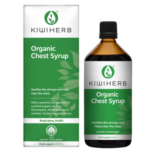 Kiwiherb Organic Chest Syrup - Phytomed - 200ml