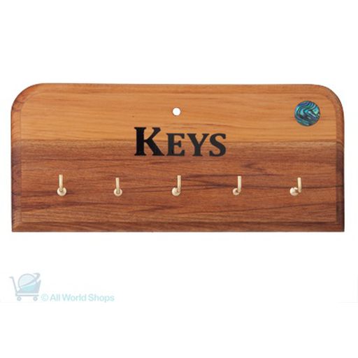 Rimu Key Holder With Paua - Rimu Box Art