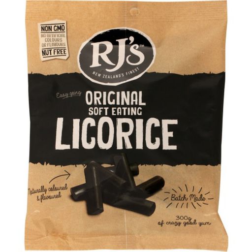 Original Soft Eating Licorice - RJ's - 300g
