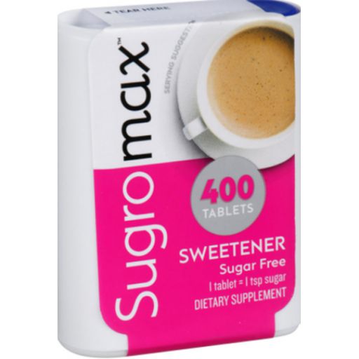 Sugar Substitute Sweetener - Sugromax - 400 Tablets