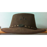 Stressed Leather Hat - Selke Enterprises