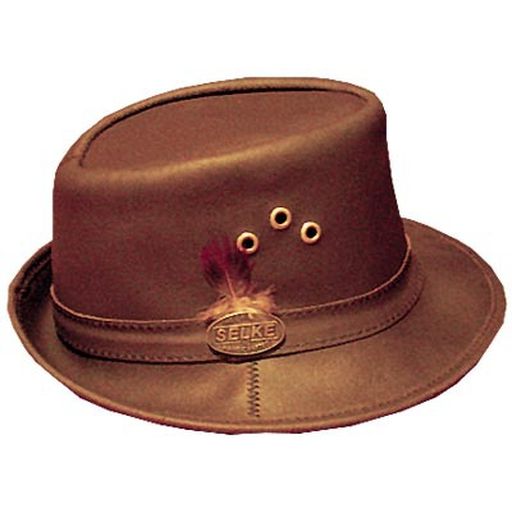 Leather Trilby Hat - Selke Enterprises