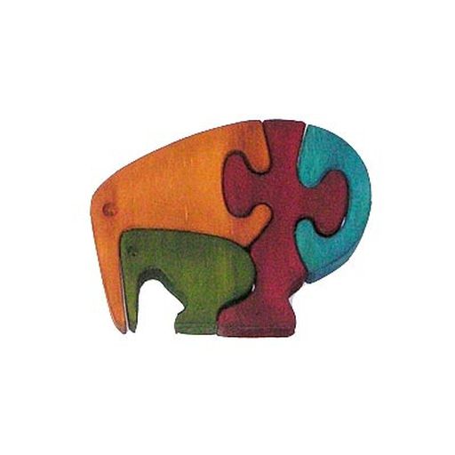 HappyKiwi Wooden Jigsaw Puzzle - Tarata Toys