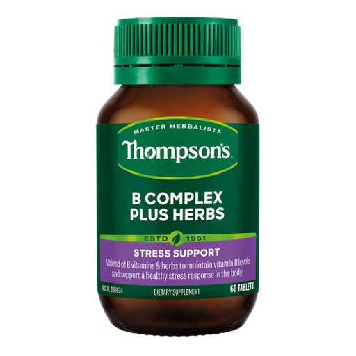 B Complex Plus Herbs - Thompson's - 60tabs