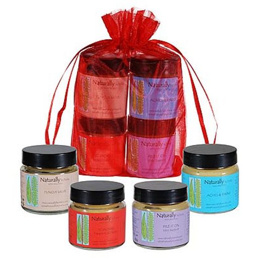 Natural Balm Gift Pack - Naturally By Trisha - 4 x 30g