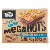 Peanut Butter Mega Nuts Bar Pack Of 6 - Tasti - 240g  