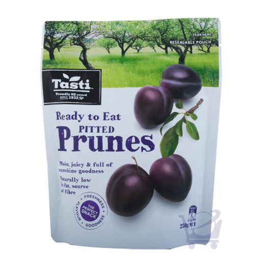 Ready To Eat Pitted Prunes - Tasti - 250g