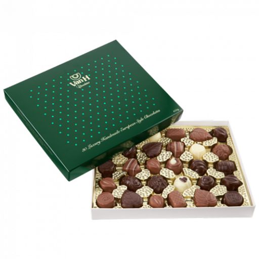 Green Dot Chocolate Box - Van H - 450g