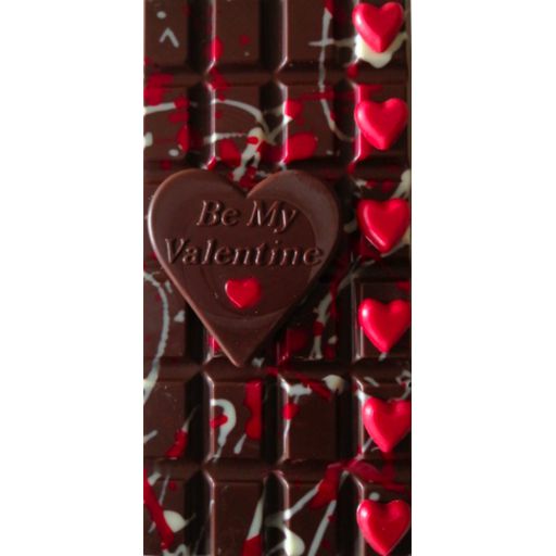 Valentine Themed Chocolate Bar - Be My Valentine - Van H - 100g
