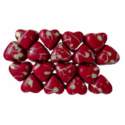 Strawberry Valentine Hearts - Van H - 80pcs