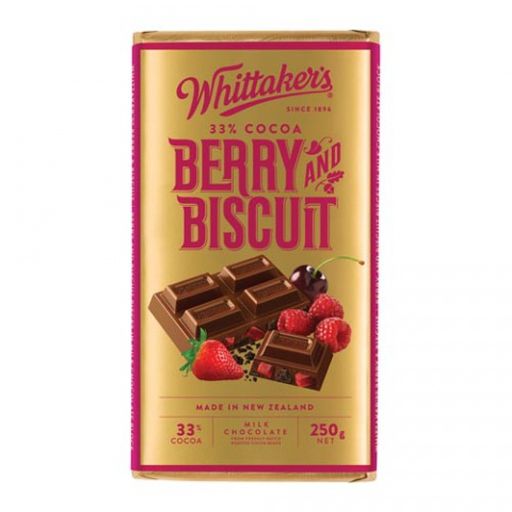 Berry & Biscuit Block - Whittaker's - 250g