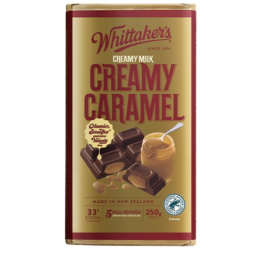 Creamy Milk Caramel Chocolate Block - Whittaker's - 250g