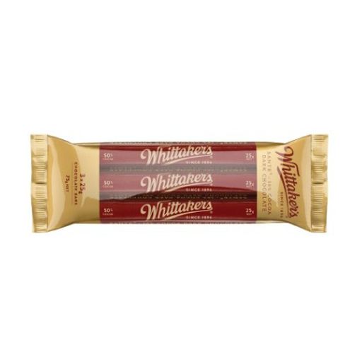 Sante Dark Chocolate Bars - Whittaker's - 3 x 25g 