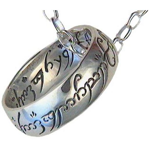 Gents One Ring - Sterling Silver - Lord Of The Rings 